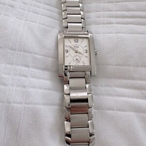 ESQ Swiss Silver Tank Watch